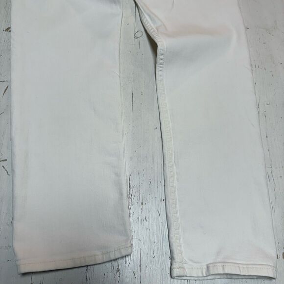 MOTHER Cropped Jean Size 25 The Dropout White/Whipping The Cream Cropped Stretch - Picture 7 of 16
